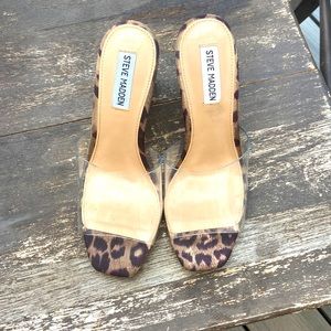 Steve Madden Leopard Wedges